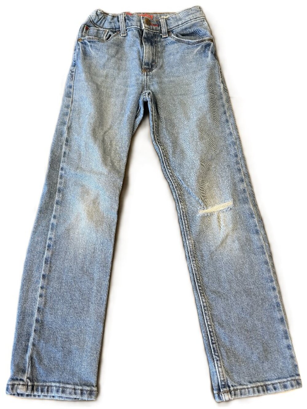 Wrangler Indigood Boys Adjustable Waist Jeans Size 10 Slim Denim AS-IS